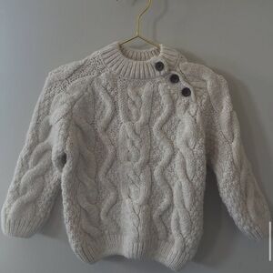 Zara Cable Knit Sweater - Cream
